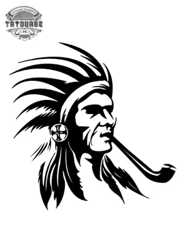 tatouage ephemere tribal indien Tatouage éphémère tribal indien