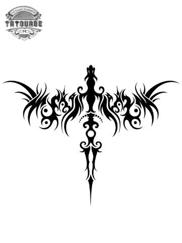 tatouage ephemere tribal liberte_ Tatouage éphémère tribal liberté