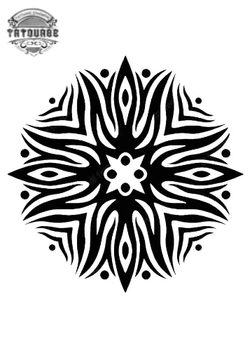 tatouage ephemere tribal marocain Tatouage éphémère tribal marocain