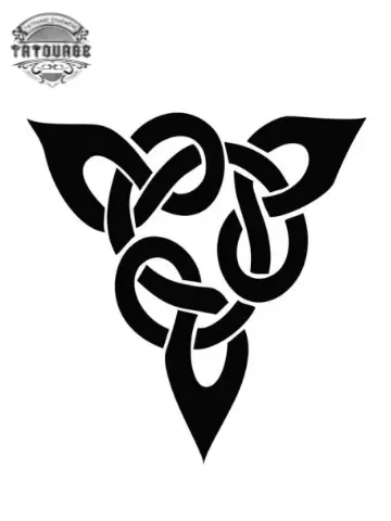tatouage ephemere tribal noeud Tatouage éphémère tribal noeud