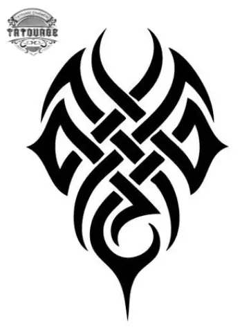 tatouage ephemere tribal nordique Tatouage éphémère tribal nordique