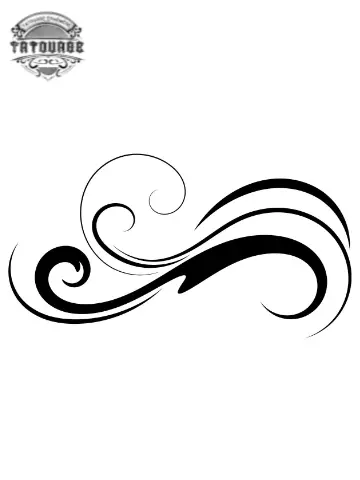 tatouage ephemere tribal oce_an Tatouage éphémère tribal océan