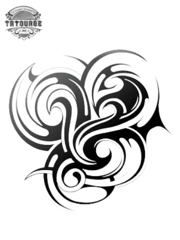tatouage ephemere tribal ombrage Tatouage éphémère tribal ombrage