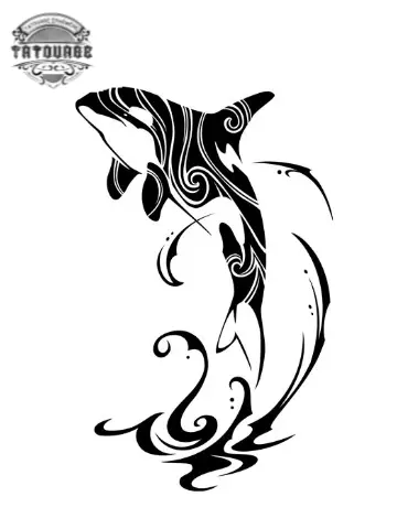 tatouage ephemere tribal orque Tatouage éphémère tribal orque