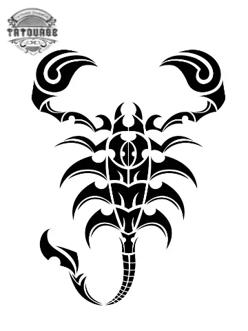 tatouage ephemere tribal scorpion Tatouage éphémère tribal scorpion