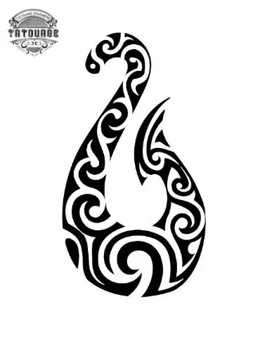 Tatouage éphémère tribal tahitien