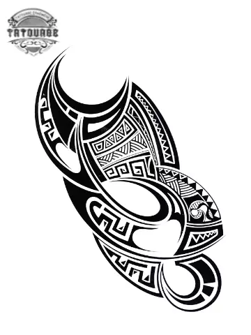 tatouage ephemere tribal tahitien Tatouage éphémère tribal tahitien
