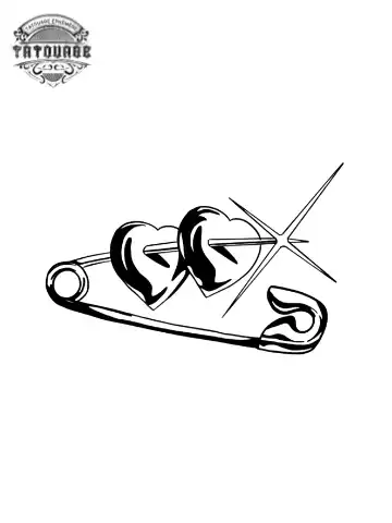 tatouage ephemere 2 coeur Tatouage éphémère 2 coeur