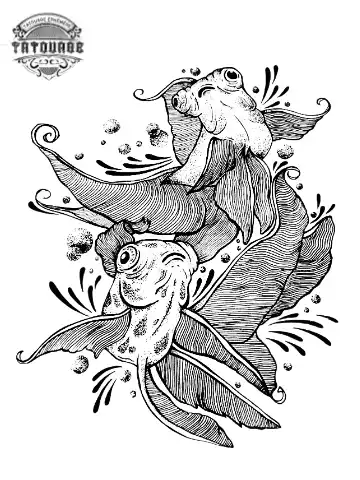 tatouage ephemere 2 poisson Tatouage éphémère 2 poisson