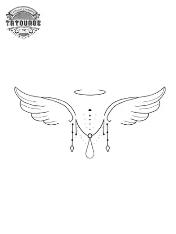 tatouage ephemere aile petit Tatouage éphémère aile petit