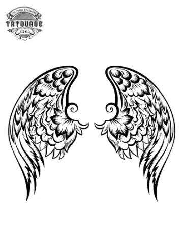tatouage ephemere ailes d ange Tatouage éphémère ailes d’ange