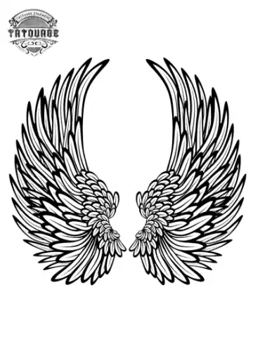tatouage ephemere ailes d?ange homme Tatouage éphémère ailes d’ange homme