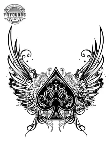 tatouage ephemere ailes homme Tatouage éphémère ailes homme