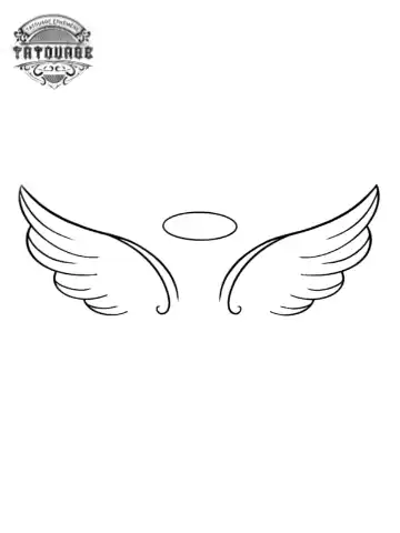 tatouage ephemere ailes symbole Tatouage éphémère ailes symbole