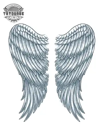 tatouage ephemere avec ailes d ange Tatouage éphémère avec ailes d’ange