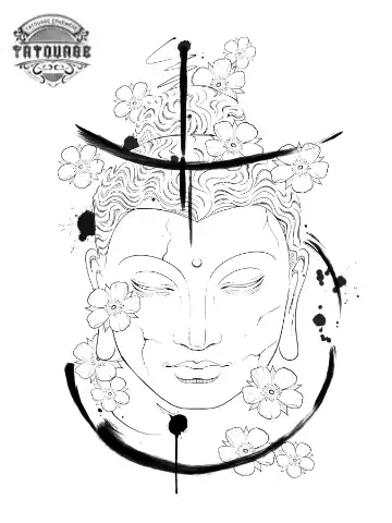 tatouage ephemere bouddha amour Tatouage éphémère bouddha amour