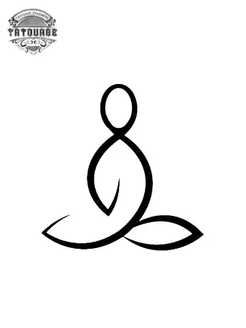 tatouage ephemere bouddha discret Tatouage éphémère bouddha discret