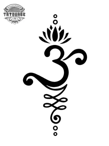tatouage ephemere bouddhiste ecriture Tatouage éphémère bouddhiste écriture