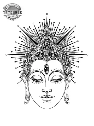 tatouage ephemere bouddhiste femme Tatouage éphémère bouddhiste femme