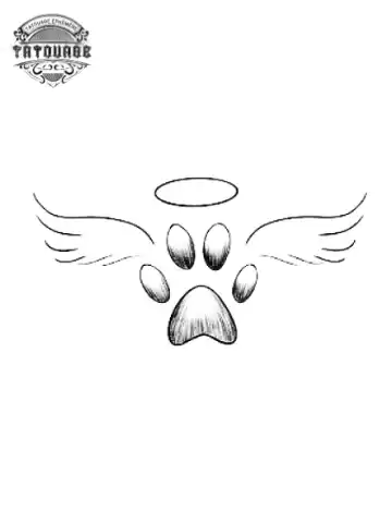 tatouage ephemere chien decede Tatouage éphémère chien décédé