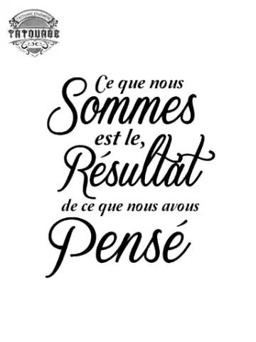 tatouage ephemere citation bouddhisme Tatouage éphémère citation bouddhisme