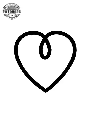 tatouage ephemere coeur discret Tatouage éphémère coeur discret