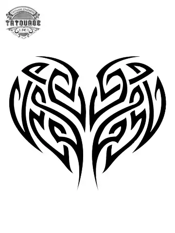 tatouage ephemere coeur homme Tatouage éphémère coeur homme