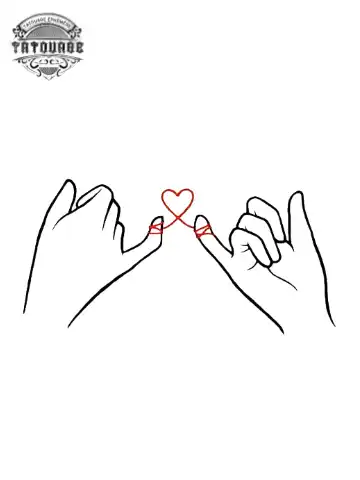 tatouage ephemere coeur mere fille Tatouage éphémère coeur mère fille