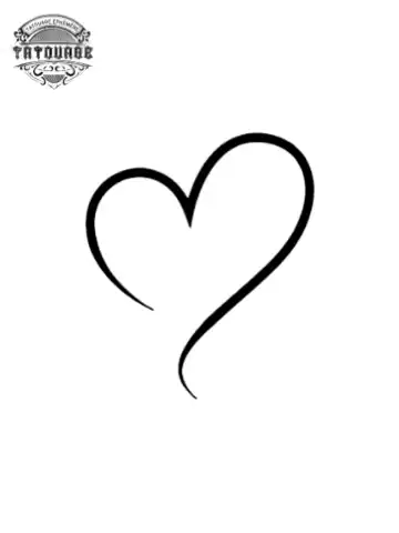 tatouage ephemere coeur ouvert Tatouage éphémère coeur ouvert
