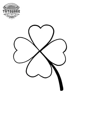tatouage ephemere coeur trefle Tatouage éphémère coeur trèfle
