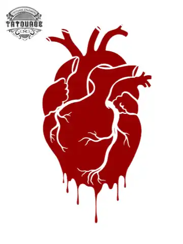 tatouage ephemere coeur vrai Tatouage éphémère coeur vrai