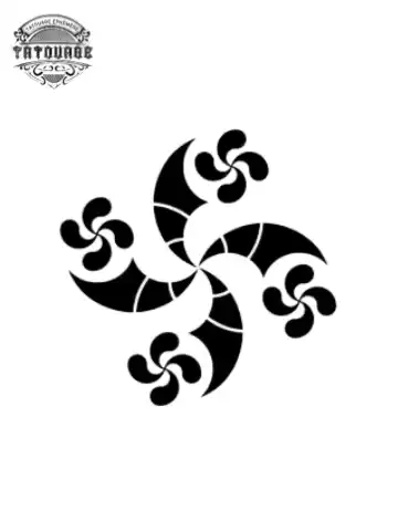 tatouage ephemere croix basque femme Tatouage éphémère croix basque femme