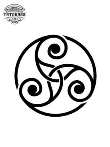Tatouage éphémère croix basque