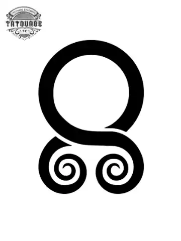 Tatouage éphémère croix des trolls