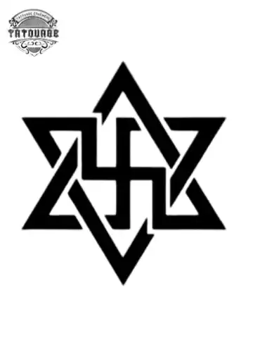tatouage ephemere croix etoile Tatouage éphémère croix étoile