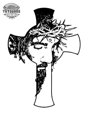 tatouage ephemere croix homme Tatouage éphémère croix homme