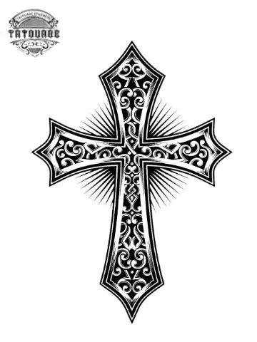 tatouage ephemere croix Tatouage éphémère croix