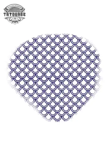 tatouage ephemere ecaille poisson Tatouage éphémère écaille poisson