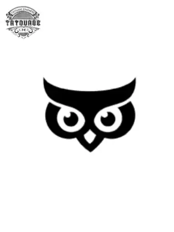 tatouage ephemere hibou petit Tatouage éphémère hibou petit