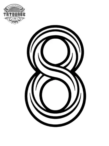 tatouage ephemere infini 8 Tatouage éphémère infini 8