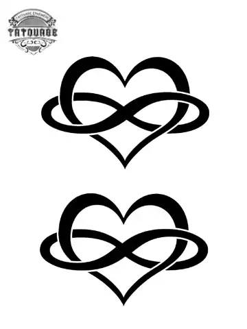 tatouage ephemere infini couple Tatouage éphémère infini couple
