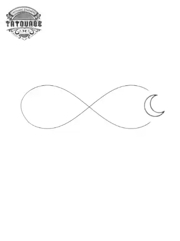 tatouage ephemere infini discret Tatouage éphémère infini discret