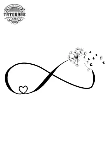 tatouage ephemere infini femme Tatouage éphémère infini femme