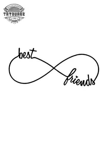 tatouage ephemere infini meilleur amie Tatouage éphémère infini meilleur amie