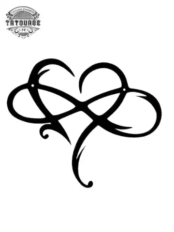 tatouage ephemere infini revisite Tatouage éphémère infini revisité