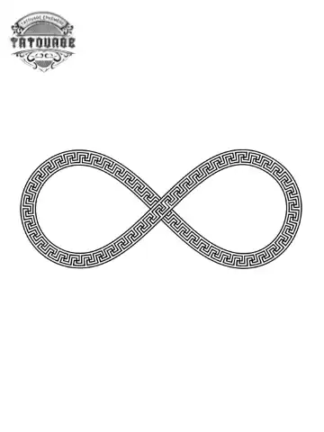 tatouage ephemere infini romain Tatouage éphémère infini romain