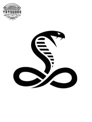 tatouage ephemere infini serpent Tatouage éphémère infini serpent