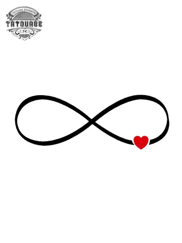 tatouage ephemere infini simple Tatouage éphémère infini simple