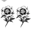 tatouage ephemere main femme fleur Tatouage éphémère main femme fleur