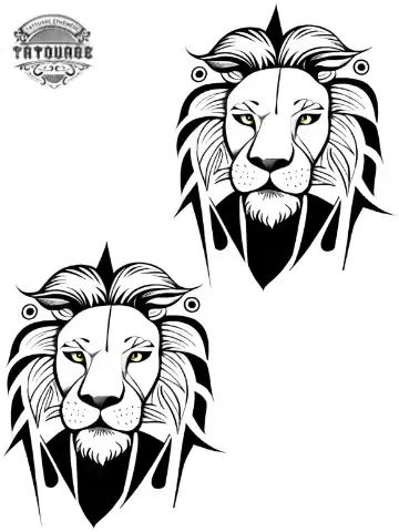 tatouage ephemere main lion Tatouage éphémère main lion